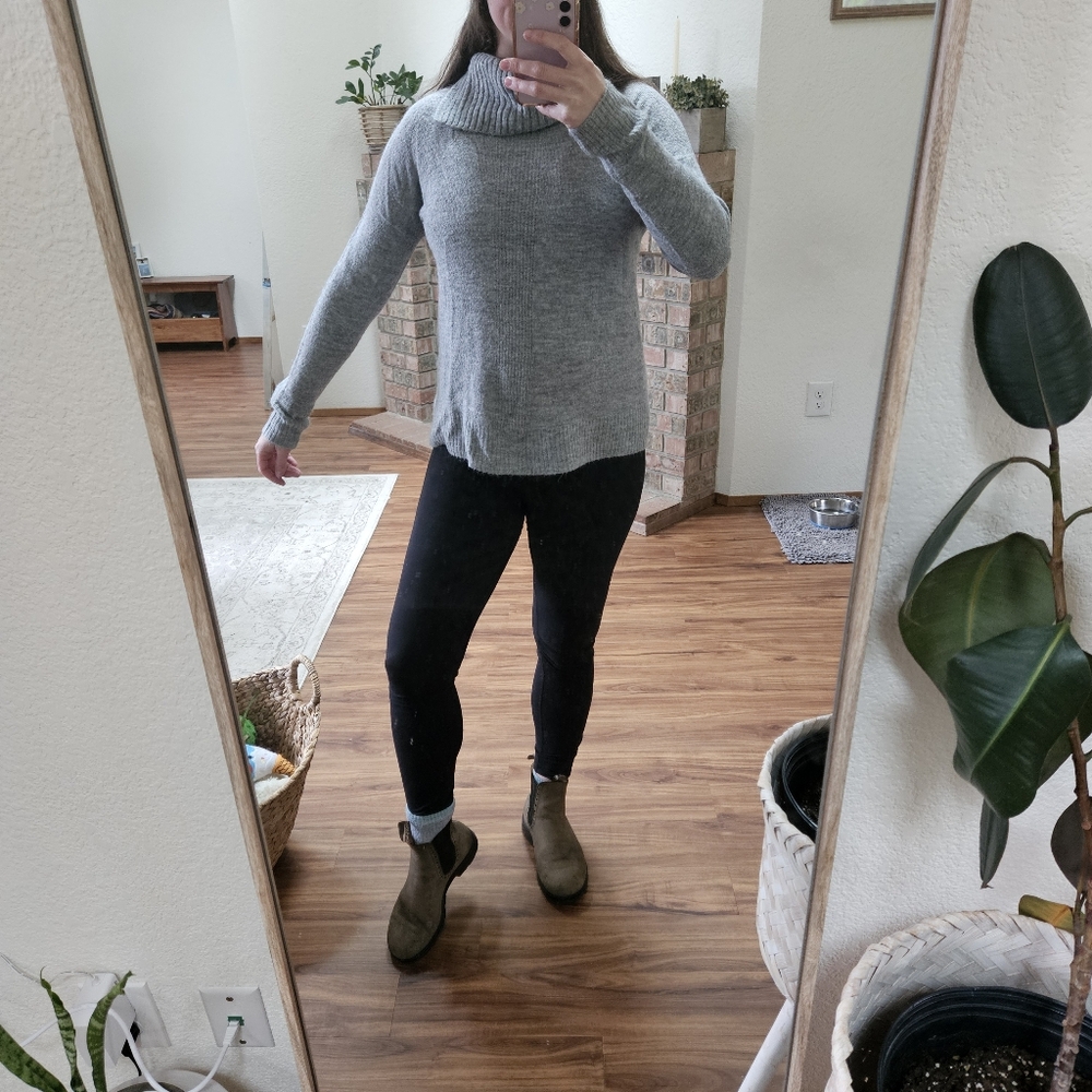 BANANA REPUBLIC | Gray Turtleneck Sweater